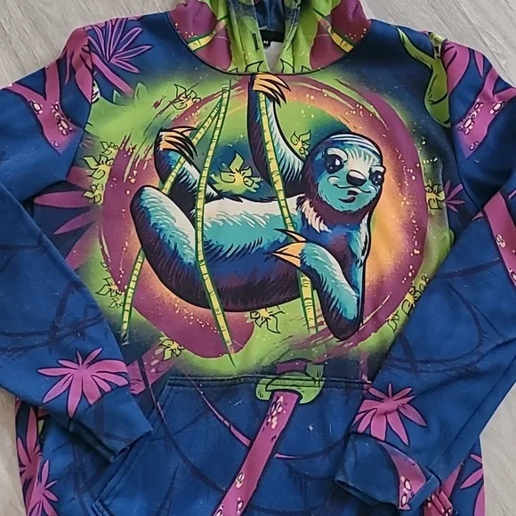 Electro Threads Sloth Hoodie - Picture 2 of 6